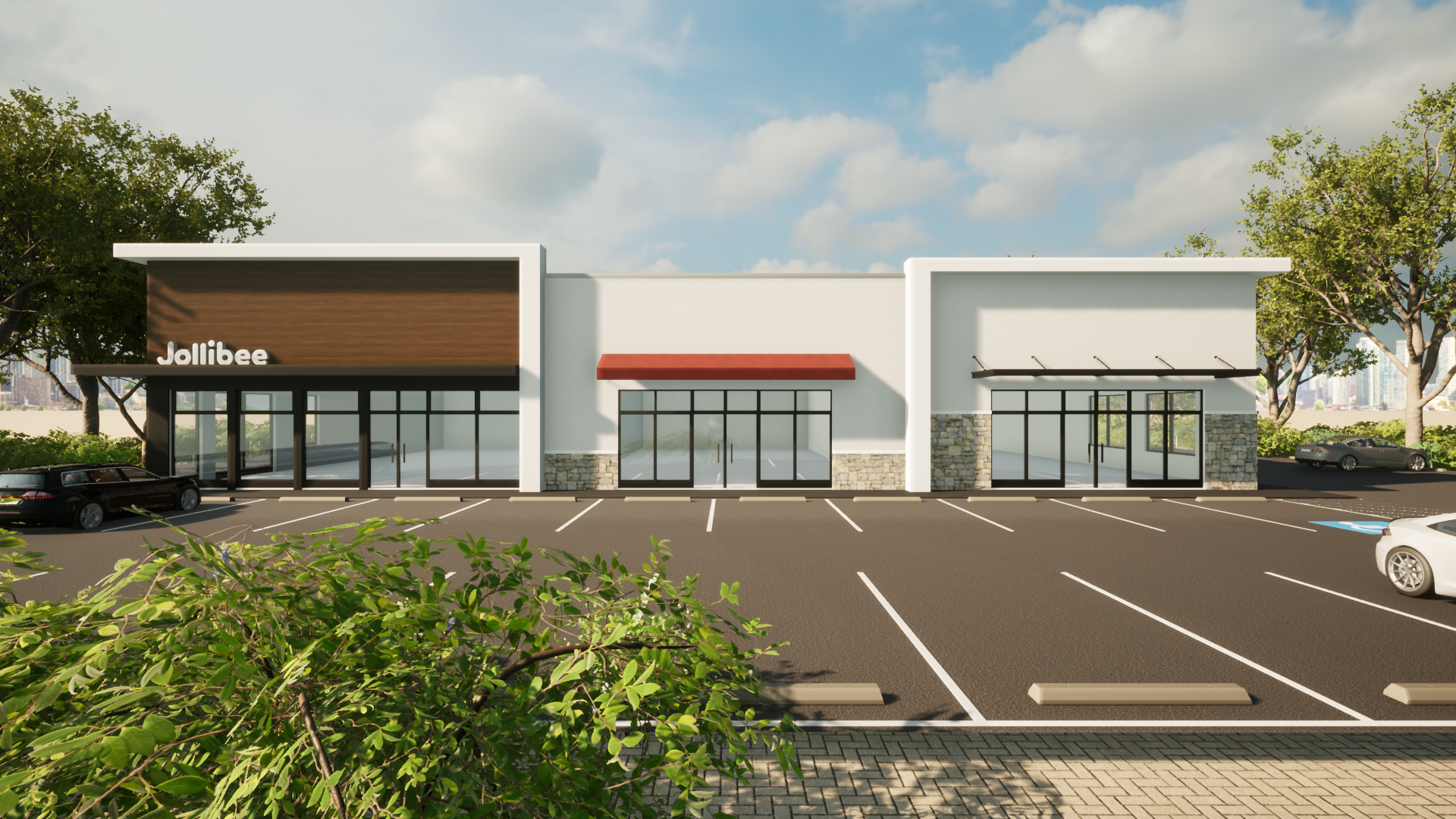 Contemporary commercial building design by Luxia Design + Drafting Studio