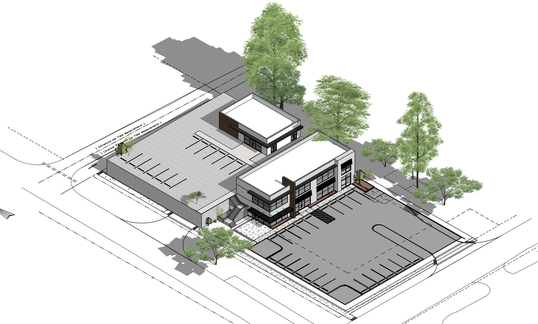 Weeping Willow image 5: Axonometric study