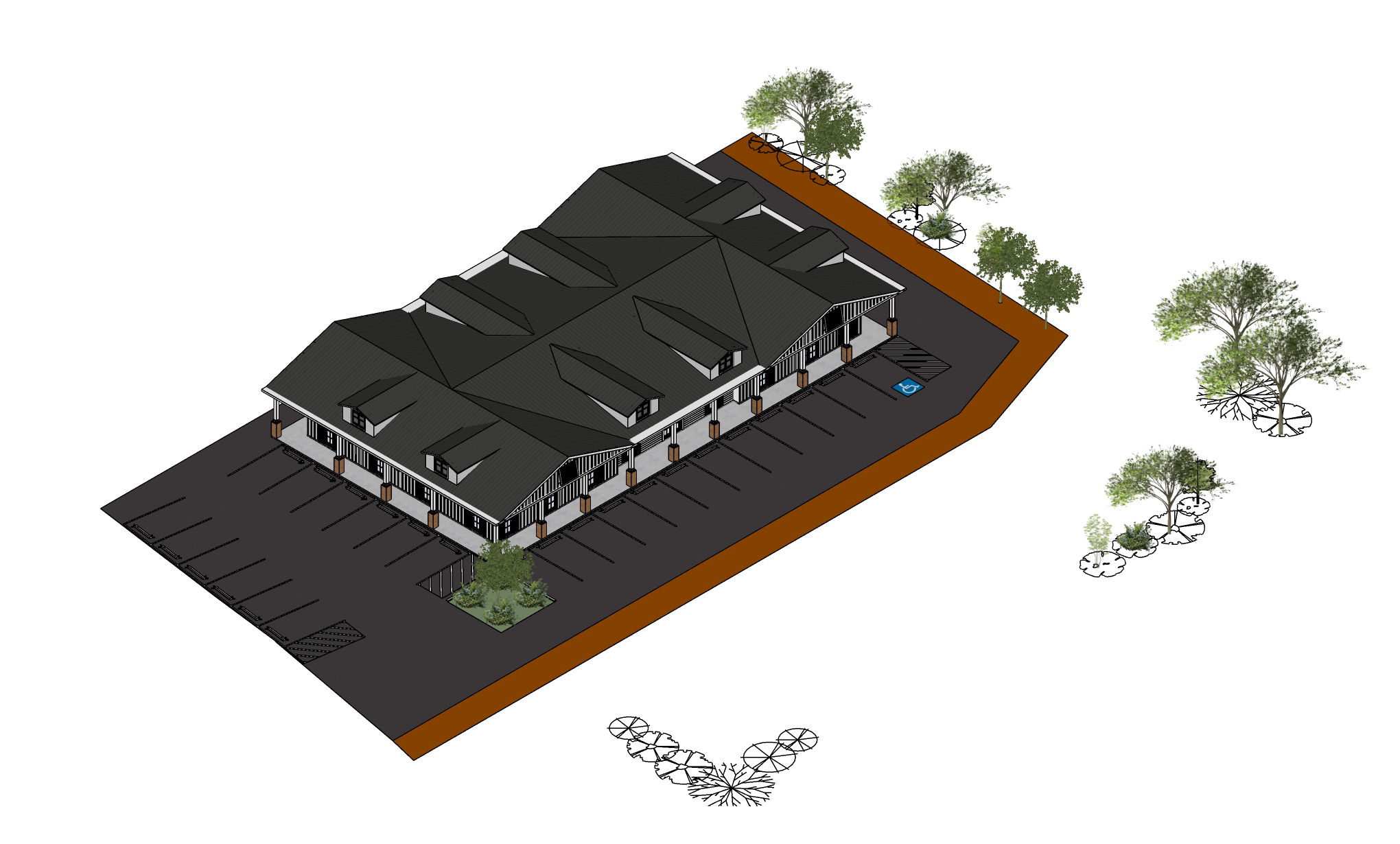Winter Garden image 5: Axonometric study